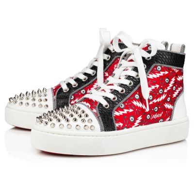 Zapatillas Super Lou Spikes Orlato Christian Louboutin Mujer - Rojos - 3205113B260